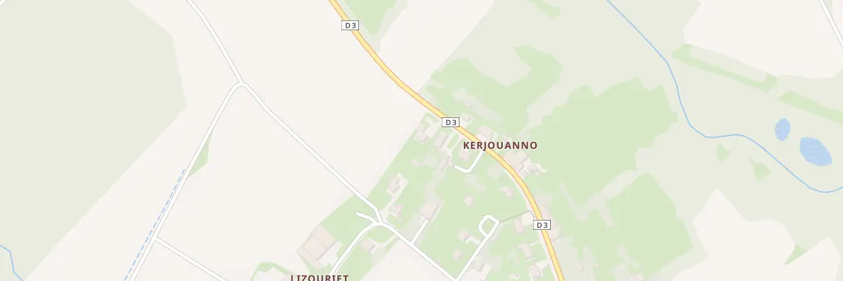 Plan du 5350 Kerjouanno à Langoëlan