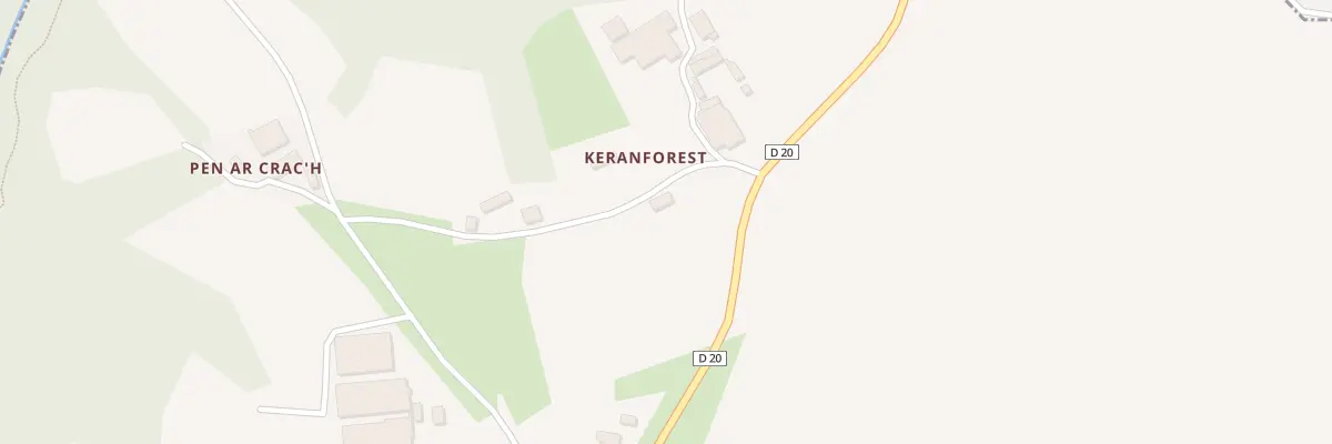 Plan du 2 Keranforest à Saint-Laurent