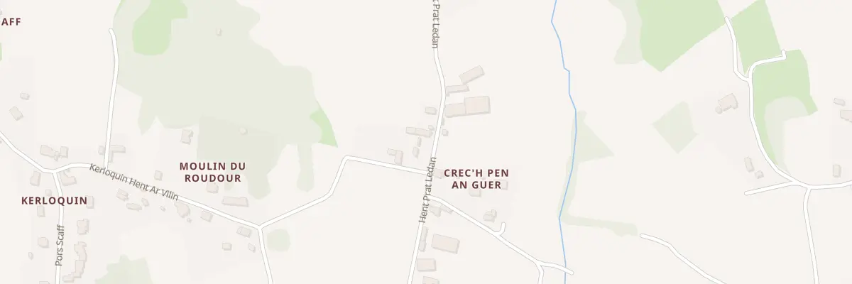 Plan du 15 Hent Prat Ledan à Plougrescant
