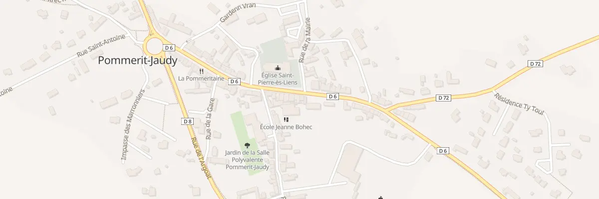 Plan du 36 Rue de l’Eglise Pommerit Jaudy à La Roche-Jaudy