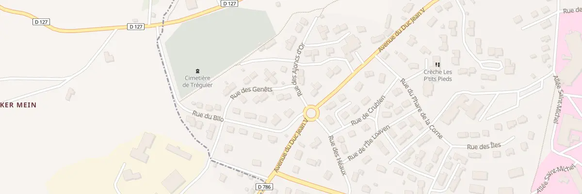 Plan du 19 Rue des Ajoncs d’Or à Tréguier