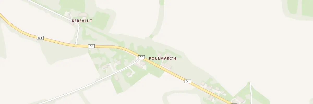 Plan du 1 Poulmarch à Ploërdut
