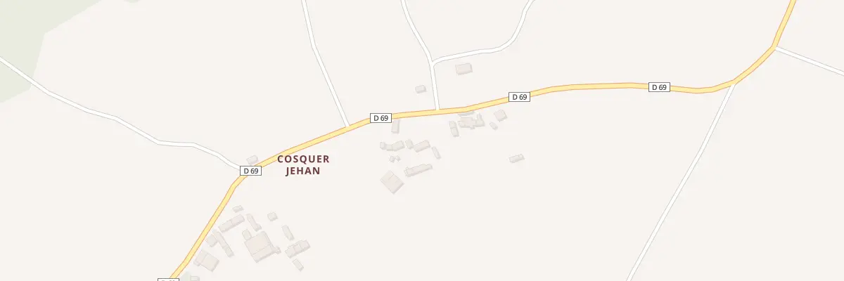 Plan du 3 Cosquer Jehan à Kerien