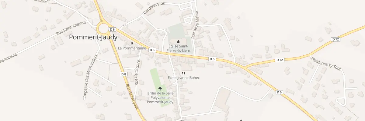 Plan du 32 Rue de l’Eglise Pommerit Jaudy à La Roche-Jaudy