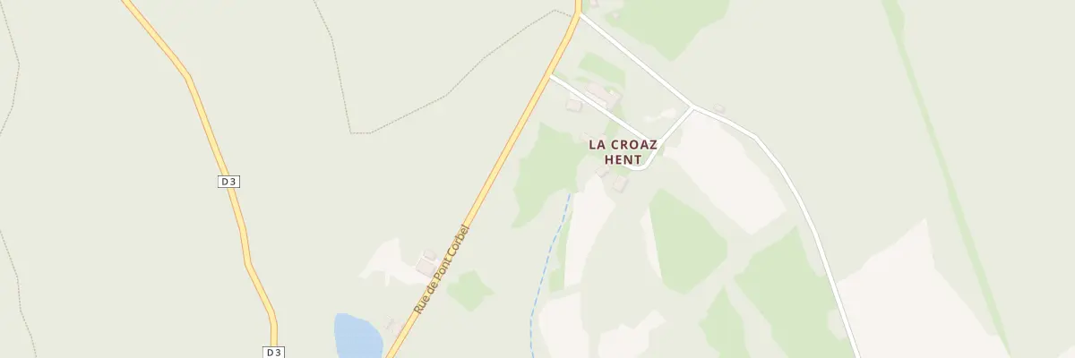 Plan du 2 Croexhent à Langoëlan