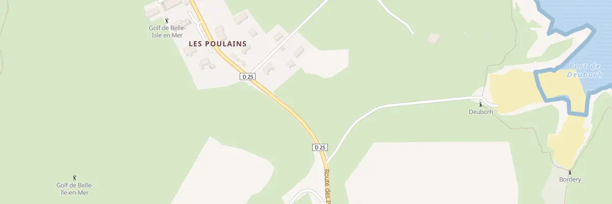 Plan du 42 Les Poulains à Sauzon
