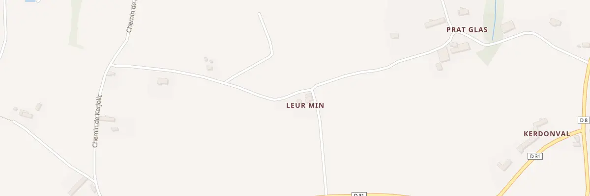 Plan du 3 Hent Leur Min à Plougrescant