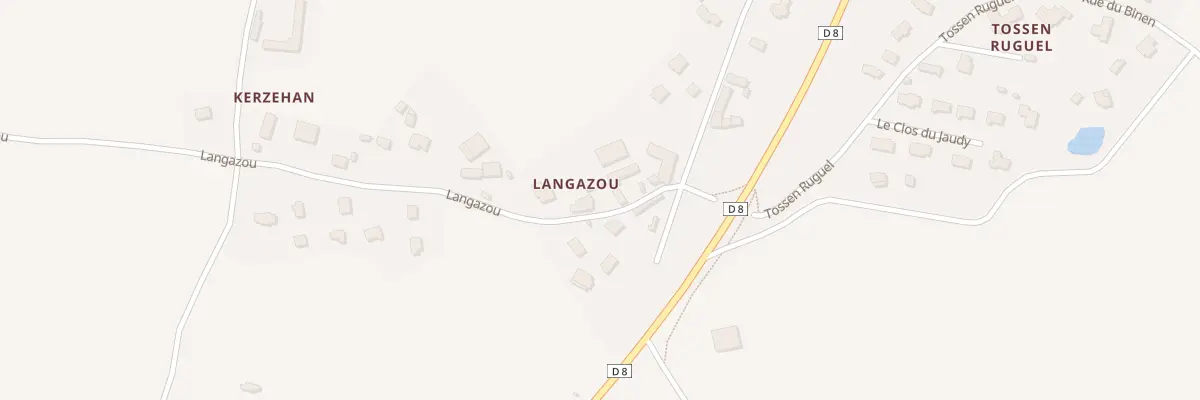 Plan du 20B Langazou à Minihy-Tréguier