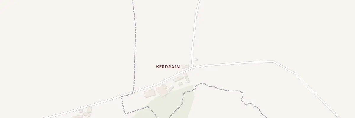 Plan du 1 Kerdrain à Langoëlan