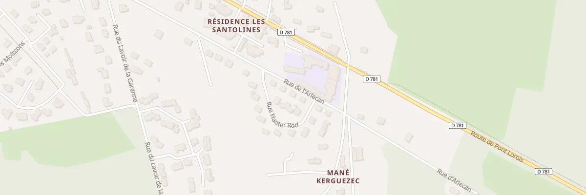 Plan du 20 Rue d’Arlecan à Plouhinec