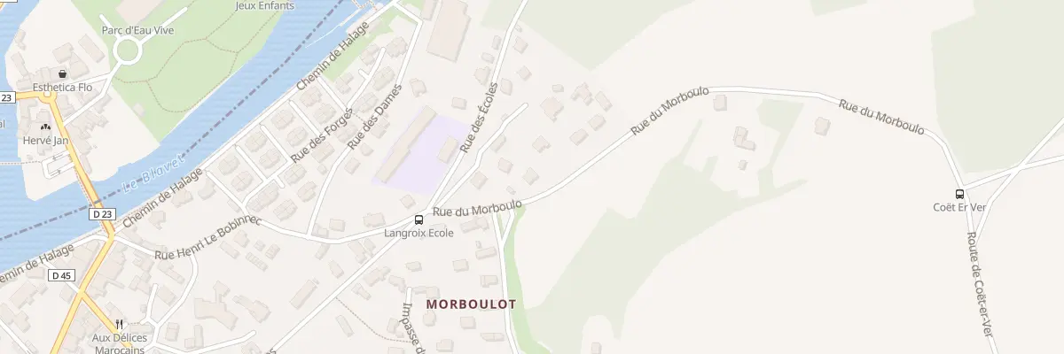 Plan du 1 Rue du Morboulo à Hennebont
