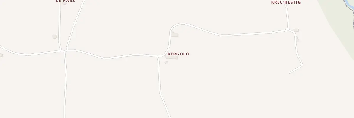 Plan du 5006 Kergolo à Coatascorn