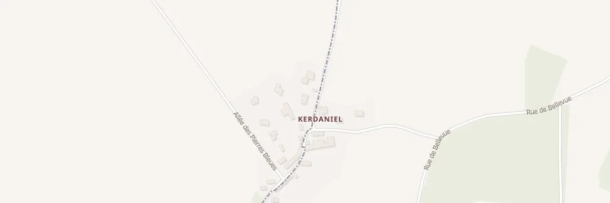 Plan du 10 Kerdaniel à Merlevenez