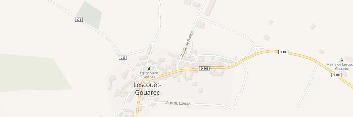 Plan du 6 Rle de Bolann à Lescouët-Gouarec