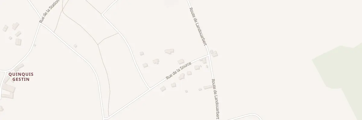 Plan du 2 Rue de la Source à Plouguernével