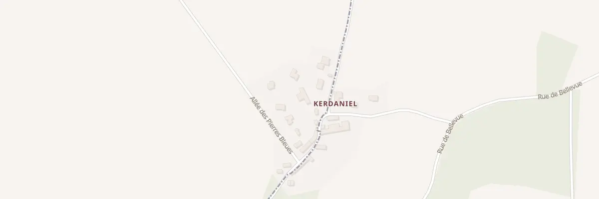 Plan du 18B Kerdaniel à Merlevenez