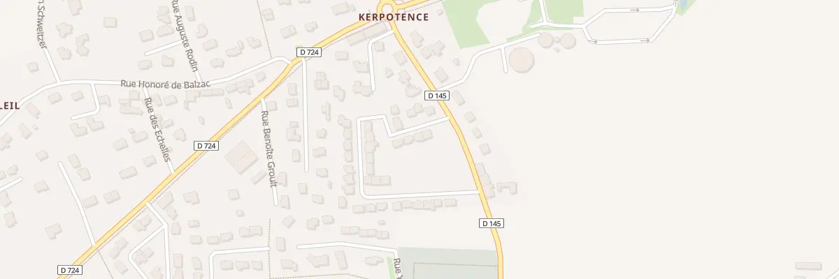 Plan du 3 Rue Jean-Francois Le Besque à Hennebont