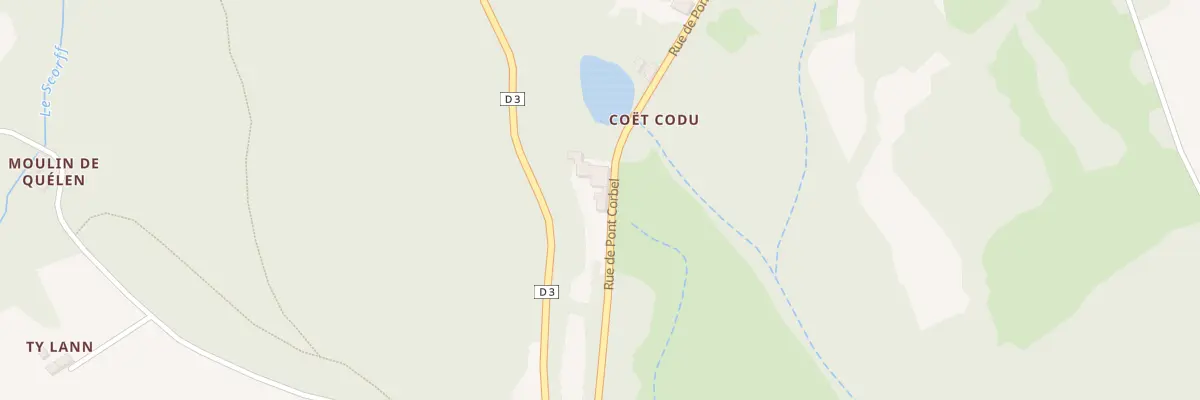 Plan du 5013 Coetcodu à Langoëlan