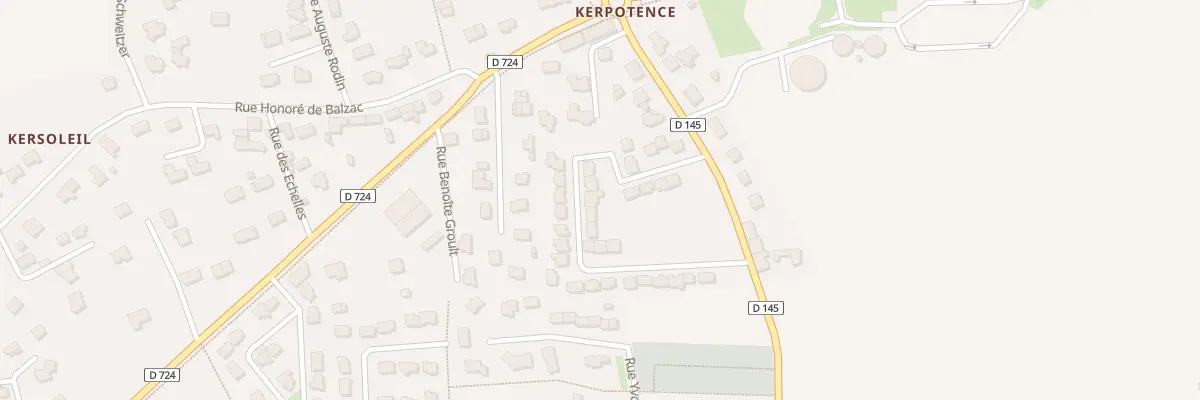 Plan du 13 Rue Jean-Francois Le Besque à Hennebont