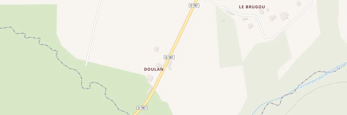 Plan du 3 Dourlan à Moustéru