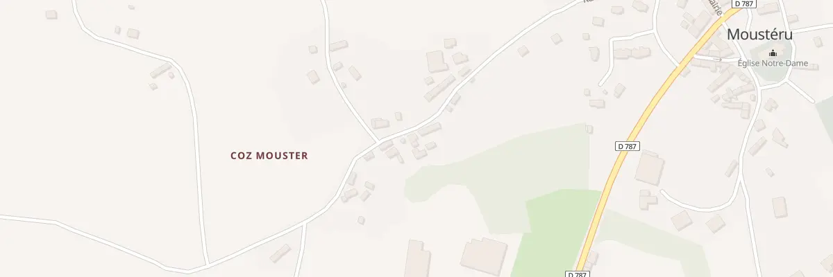 Plan du 9 Coz Mouster à Moustéru