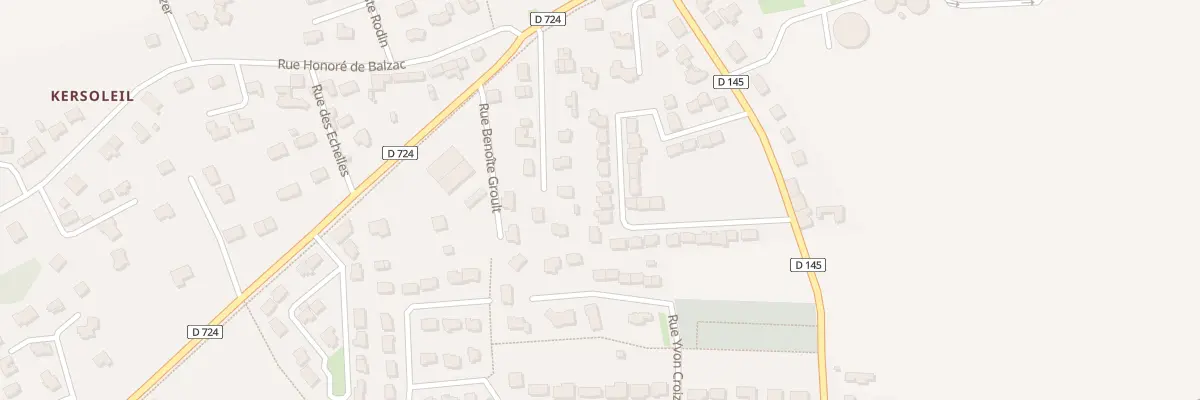 Plan du 24 Rue Jean-Francois Le Besque à Hennebont