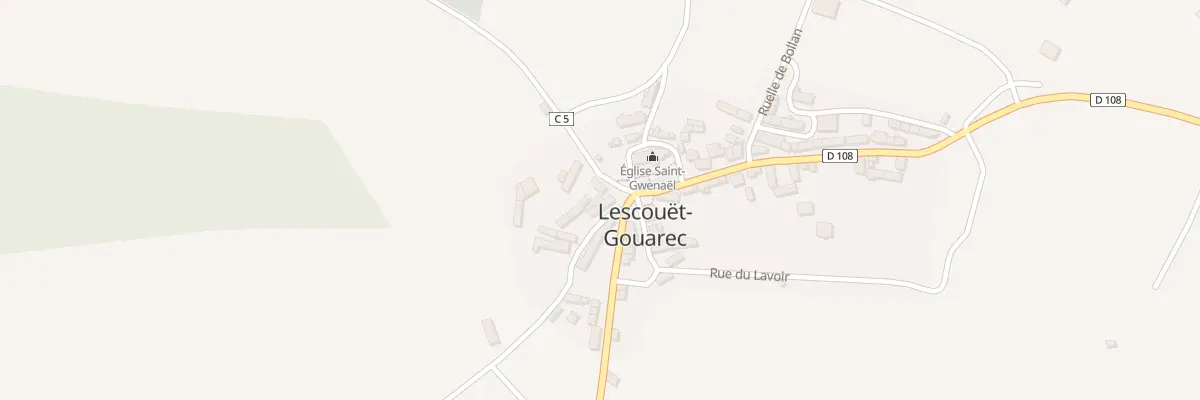 Plan du 2 Rle de Vaugarne à Lescouët-Gouarec
