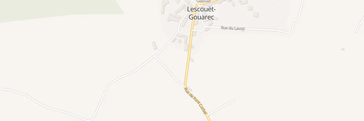 Plan du 8 Rle de Pont Corbel à Lescouët-Gouarec