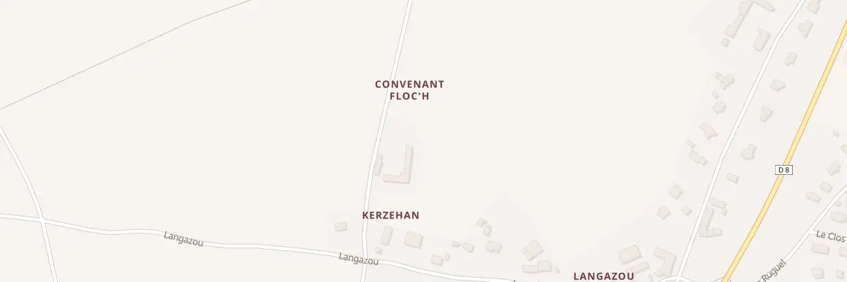 Plan du 1 Rte de Kersehan à Minihy-Tréguier