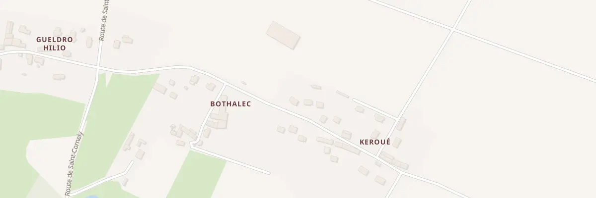 Plan du 1 Keroue à Plouhinec