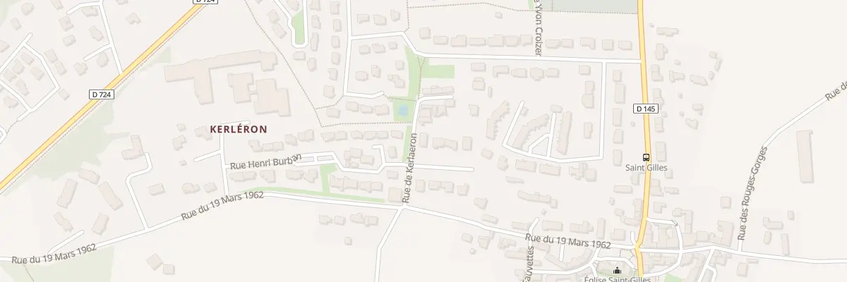 Plan du 4 Rue de Kerlaeron à Hennebont