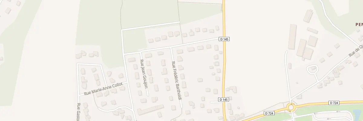 Plan du 1 Rue Frédéric Bartholdi à Hennebont