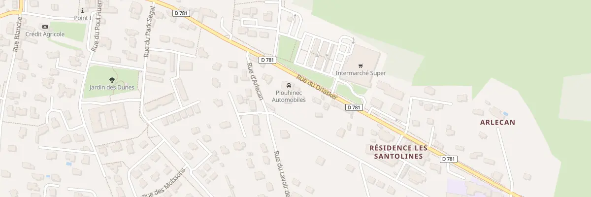 Plan du 30B Rue du Driasker à Plouhinec