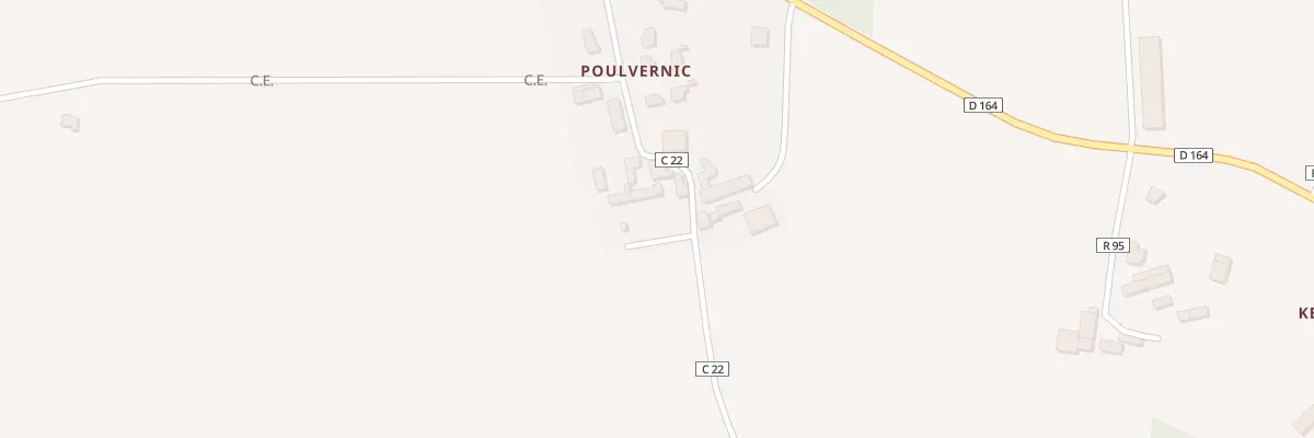 Plan du 5859 Poulvernic à Kervignac