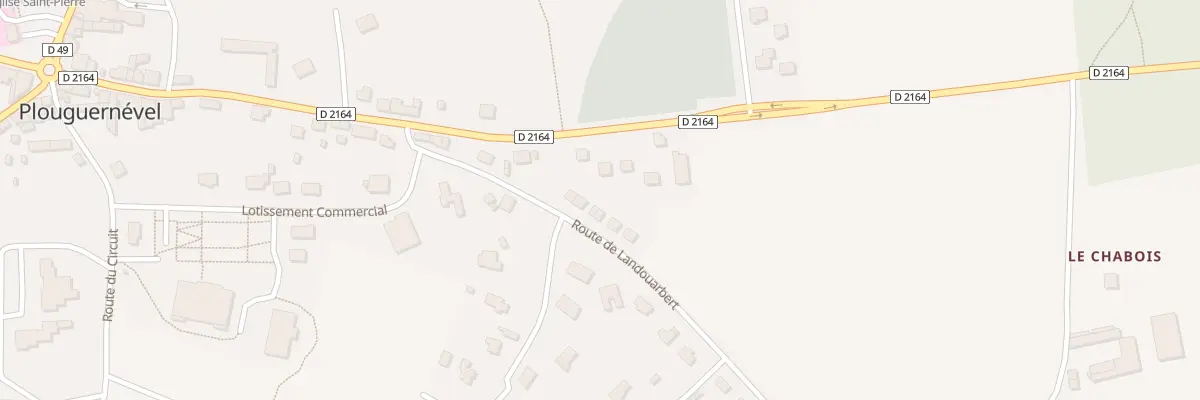 Plan du 11 Rte de Landouarbert à Plouguernével