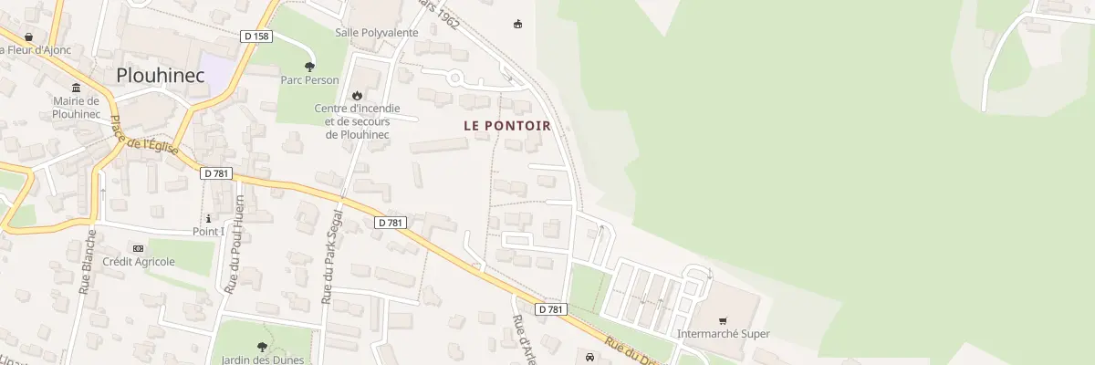 Plan du 7 Rue du Dix Neuf Mars 1962 à Plouhinec