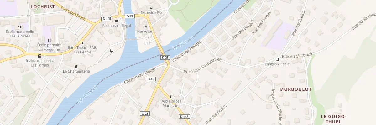 Plan du 9 Rue Bobinnec à Hennebont
