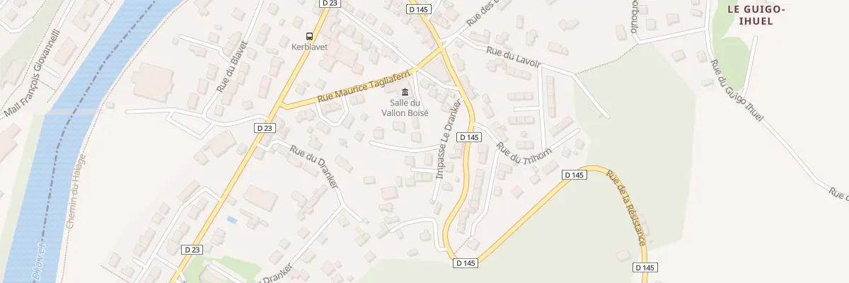 Plan du 9001 Imp du Dranker à Hennebont