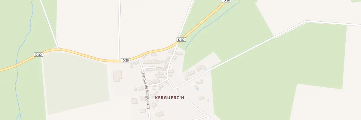 Plan du 5954 Kerguerch à Sauzon