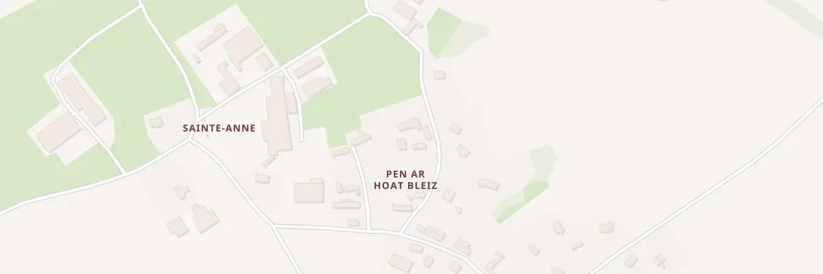 Plan du 11 Pen an Hoat à Tréglamus