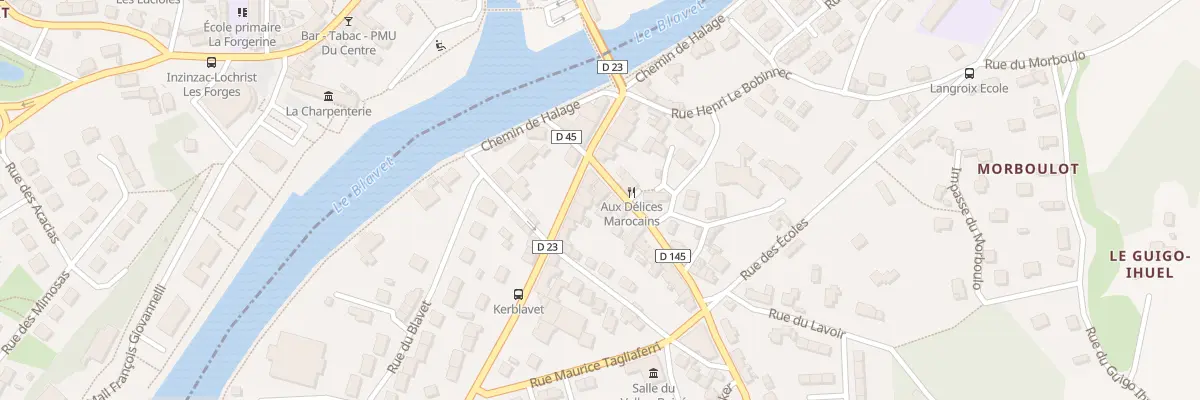 Plan du 10 Rue de la Résistance à Hennebont
