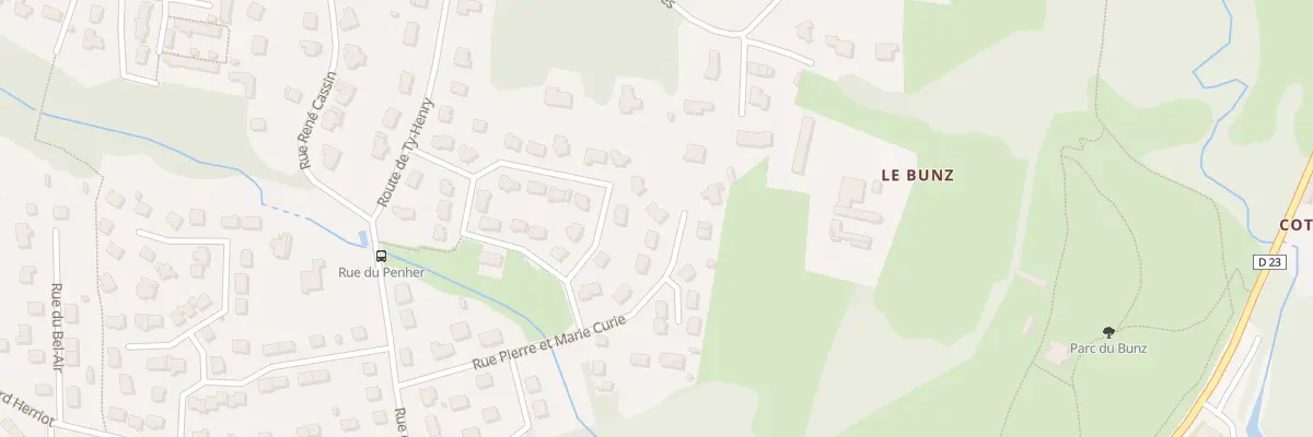 Plan du 14 Rue Pierre et Marie Curie à Inzinzac-Lochrist