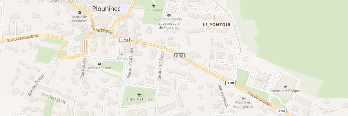 Plan du 14 Rue du Driasker à Plouhinec
