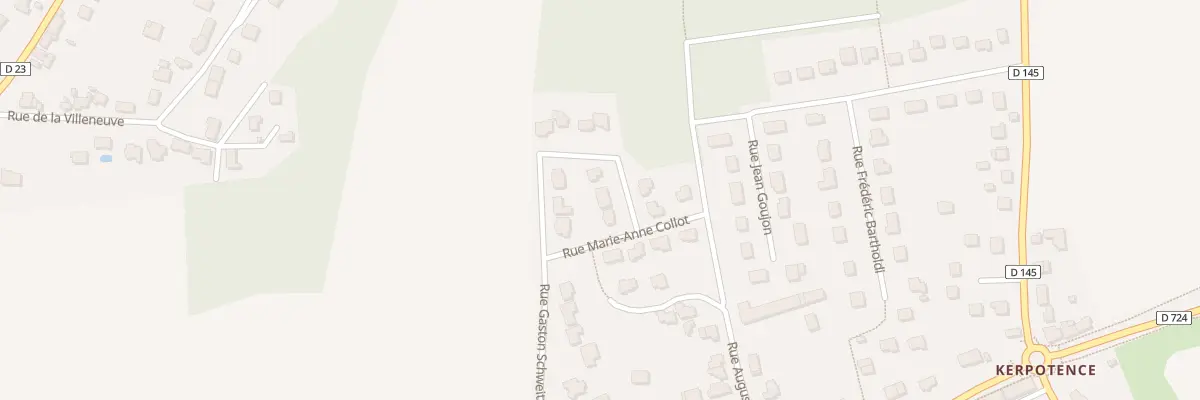 Plan du 22 Rue Gaston Schweitzer à Hennebont