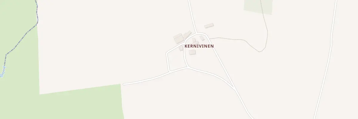 Plan du 1 Kernivinen à Plélauff