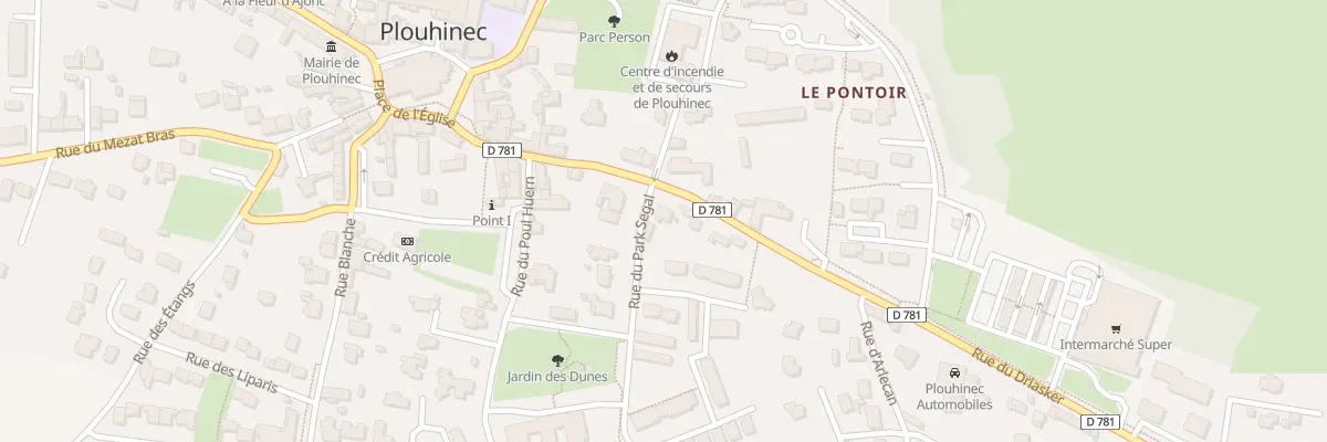 Plan du 12 Rue du Driasker à Plouhinec