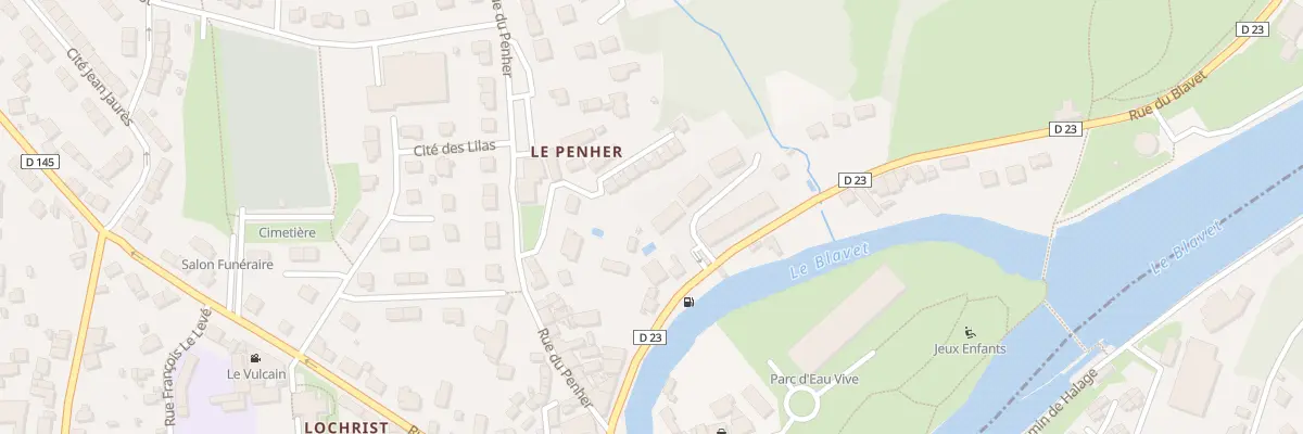 Plan du 2 Rue Olympe de Gouges à Inzinzac-Lochrist