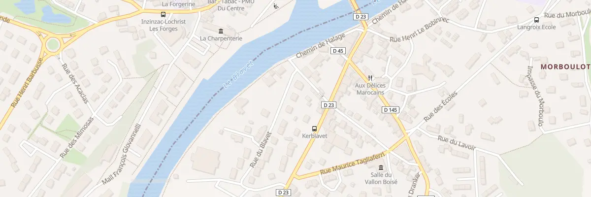 Plan du 3 Rue du Blavet à Hennebont