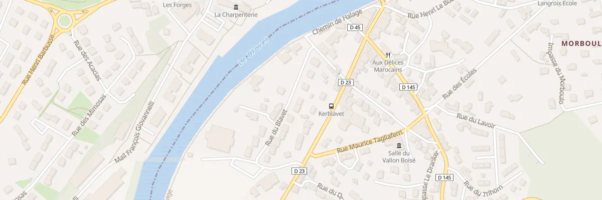 Plan du 7 Rue du Blavet à Hennebont