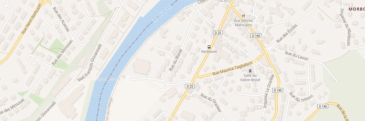 Plan du 13 Rue du Blavet à Hennebont